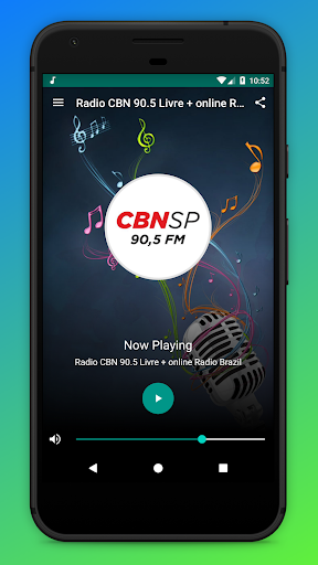 Android application Radio CBN Sao Paulo 90.5 App screenshort
