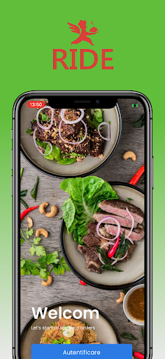 Android application RIDE by Eat App screenshort
