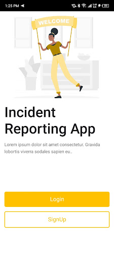 Android application De Palm Incident Reports screenshort