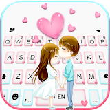 Romantic Couple Heart Keyboard Theme icon