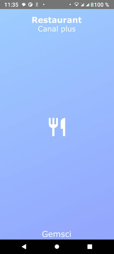 Android application Restaurant CPCIV screenshort