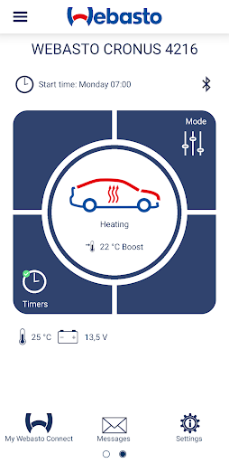 Standheizung Webasto Handysteuerung ThermoConnect Smartphone App