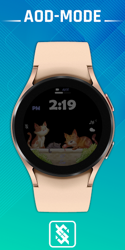 BFF1- Cute Cat watchface screenshot 9