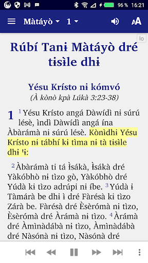 Android application Logo New Testament screenshort