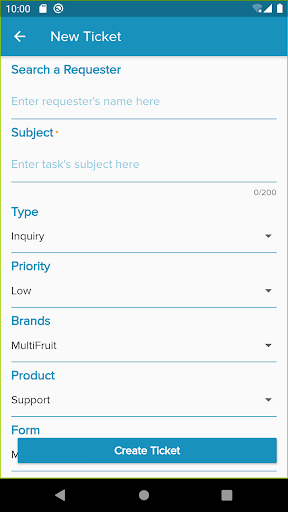 Cayzu Help Desk Screen 2