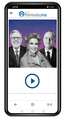 Android application Radio Fórmula screenshort