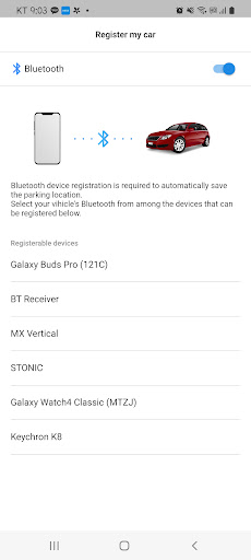 Android application Auto Parking Localization screenshort