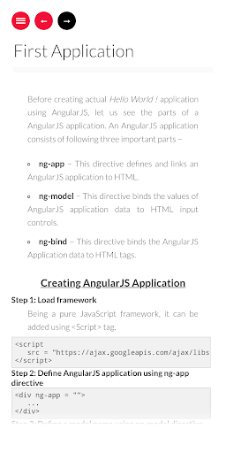 Learn Angular JS Screen 2