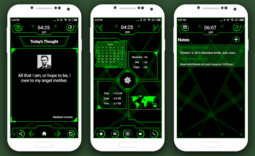 Screenshot of Hi-tech Unique Launcher
