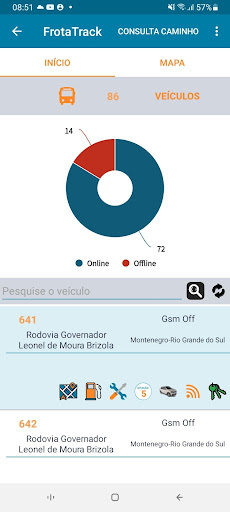 Frota Track Rastreamento MySQL Screen 2
