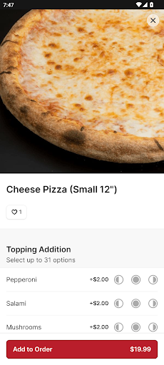 Pronto Pizzeria Screen 3