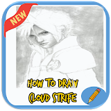How to Draw Cloud Strife icon