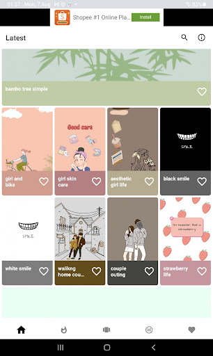 Android application DREAMY WALLPAPER screenshort