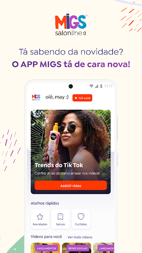Android application MIGs - Salonline screenshort