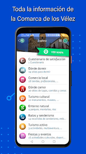 Android application Comarca de Los Vélez screenshort