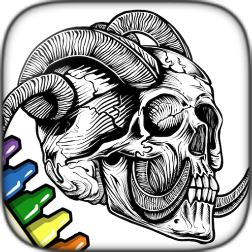 Skull Coloring Pages logo