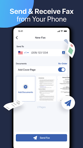 Android application FaxFree App®: Fax From Phone screenshort