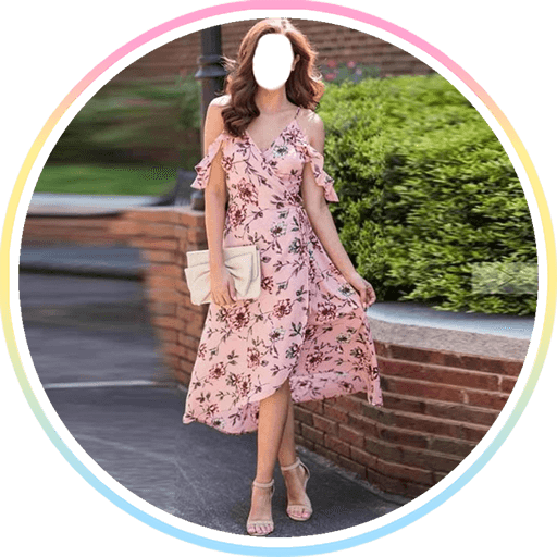 Wrap around Dress Selfie logo