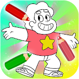 Universe Coloring Game for Crystal Gems icon