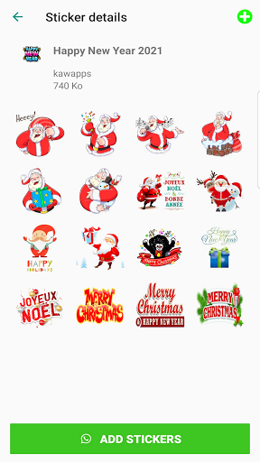 Happy New Year Stickers 2021