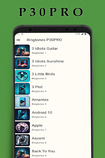 Android application Ringtones P30 Pro screenshort