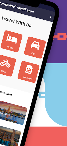 WorldwideTravelFares App Screen 2