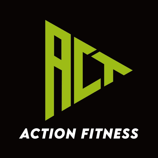 啟動健身中心 ACTION FITNESS logo