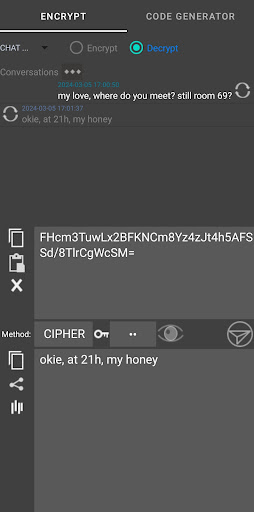 Encrypt Decrypt Text: QRCode Screen 3