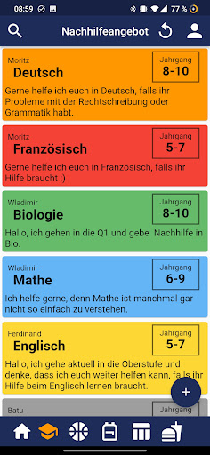 SchoolDex Screen 2