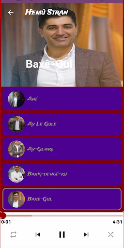 Android application Sefqan Orkesh screenshort