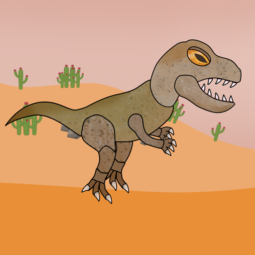 Dino T-Rex Run logo