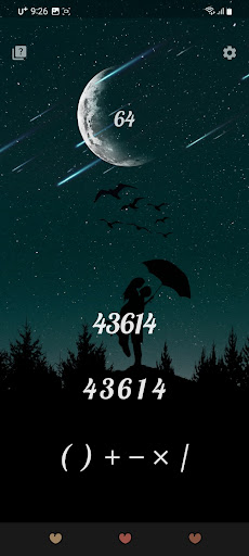 Android application 4 Numbers Operations screenshort