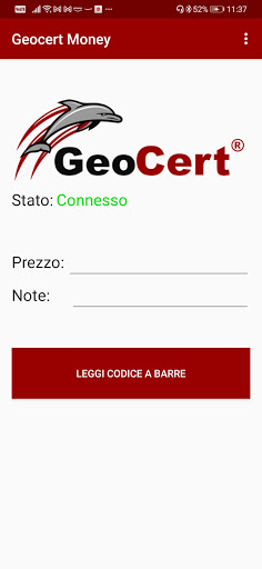 Android application Geocert Money screenshort