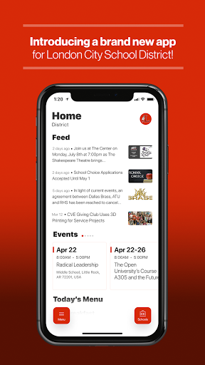 Android application London City School District screenshort