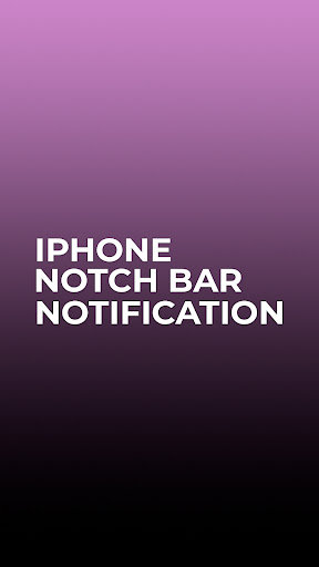 Android application IPHONE Notch Bar Notification screenshort