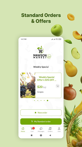 Android application Mawson Halal Market screenshort