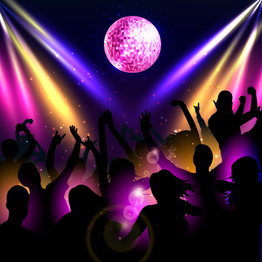 Rave multi coloured led disco ball deals