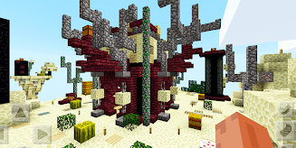 New Sky Island Battles. Map for MCPE
