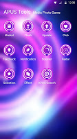 Shine Purple Glow Wheel theme & HD wallpapers