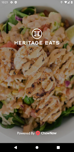 Android application Heritage Eats screenshort