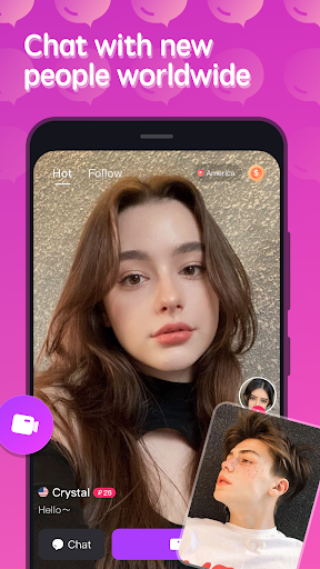 Android application AuChat - Video Chat screenshort