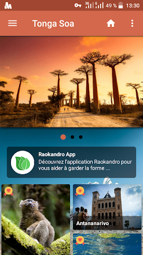 Android application Madagascar - Destination screenshort