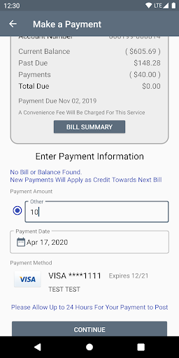 Bolivar Energy Authority Screen 3