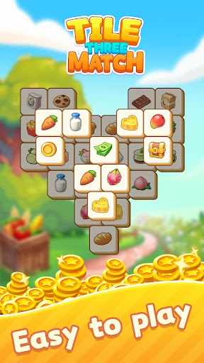 Android application Tile Three Match screenshort