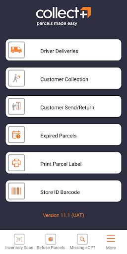 Collect+ StoreScan Screen 2