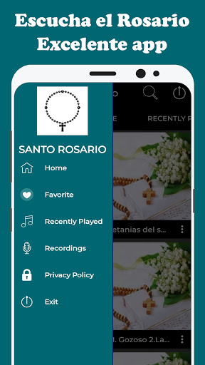 Santo Rosario Audio Screen 2