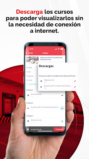 Android application Universidad 3B screenshort