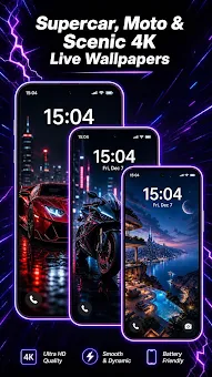 Live Wallpaper, Wallpaper 4K screenshot 8
