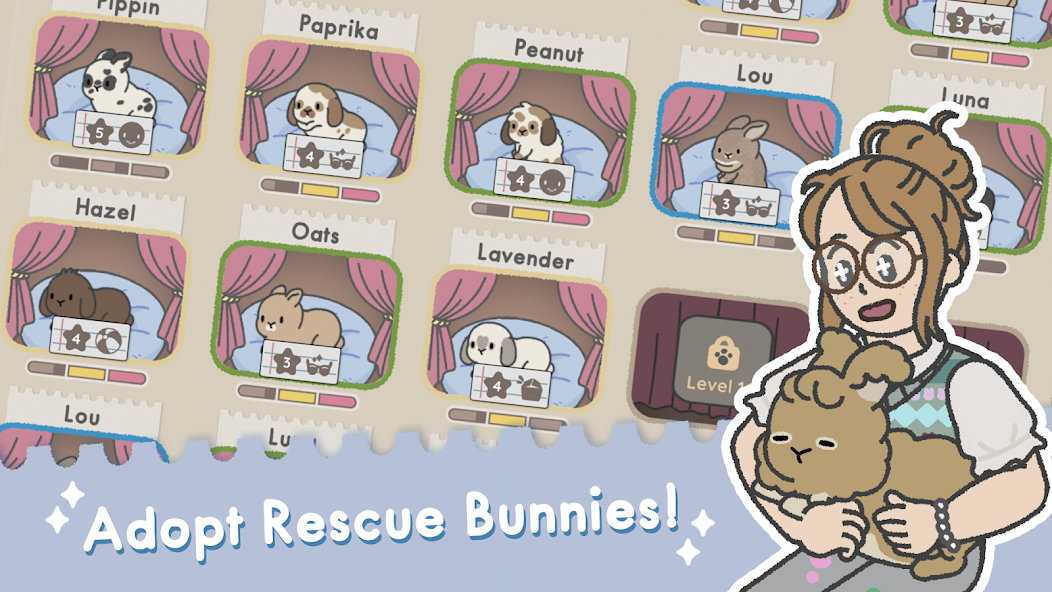 Bunny Haven 1.023 APK + Мод (Unlimited money) за Android