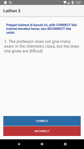 Functional English Grammar Screen 3